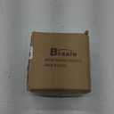 Christmas Tree Ornaments Christmas Decorations - Set of 2 Resin Christmas Woodland Deer in Wreath Ornaments Brown/Sage Green Men for Family Braxio