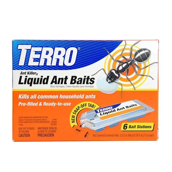 TERRO Ant Killer Bait Stations T300B - Liquid Bait to Eliminate Ants - Bait System - 6 Count Stations for Effective Indoor Ant Control TERRO Ant Killer Bait Stations T300B - Liquid Bait to Eliminate Ants - Bait System - 6 Count Stations for Effective Indoor Ant Control