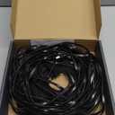 100FT Starlink Gen 3/Mini Cable, Starlink Flat Hidden Power Ethenet Cable, Starlink Accessories Extreme Slim Power Cord Shielded for Window Door