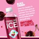 3 x Sparkling Ice, Black Cherry Sparkling Water, Zero Sugar Flavored Water, with Antioxidants and Vitamins, 17 fl oz Bottle (EXP 09/11/25)