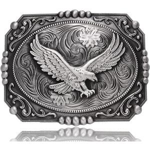Btilasif Soaring Eagle Belt Buckle for Men Western Cowboy Texas Rodeo Belt Buckle Gifts for Halloween Christmas