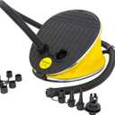 AIRHEAD Manual Foot Pump for (54" long hose, Yellow/black)