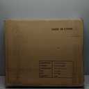 DWANTON Dog Crate Furniture with Cushion, Wooden Kennel Table with Double Doors, Indoor Dog House, Small/Medium/Large Size, 27.2" L, White