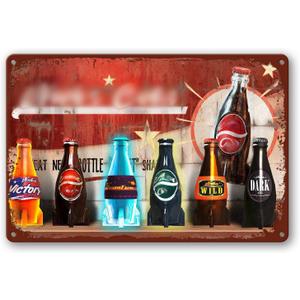 PSIAM Poster Metal Sign Vintage Tin Sign Art Home Accessories Vintage Metal Plaque Iron Painting Rusty Wall Decor Poster for Bar Kitchen Garage Restaurant Coffee Art 12 X 8 Inch