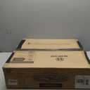 LEDIARY 22 Inch Ceiling Fans with Lights and Remote, Fandelier Low Profile Ceiling Fan, 3000K-6000K Dimmable Flush Mount LED Fan Light, White Modern Ceiling Fans with Lights for Bedroom