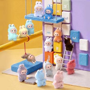 POP MART The Monster PIN for Love Series - Vinyl Plush Pendant Blind Box (A-M), Labubu Collectible Toys with Protective Case