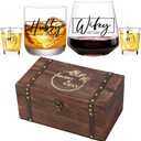 Hubby & Wifey Wedding Keepsake Box Set, Bridal Shower Gifts,Unique Wedding Engagement Gifts for Couples Mr Mrs Storage Gift Box,Newly-Married Gift2026