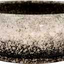 Garden Bowl Planter Water Plant Pot Water Lily Pots Hydroponic Planter Bonsai Pots Garden Decorative Cactus Stand Flower Container Daffodil Pot Bowl (Ivory White)