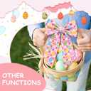 2 x 2Pcs Boxwood Wreath Sash Collection for Front Door: Perfect Spring, Easter, Valentines Decor with Elements Detailing, Water Proof, No Fading, No Fear of Sun, Rain, Wind, Specially Designed for Outdoor