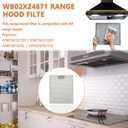 2 Pack WB02X24871 Range Hood Grease Filter Replacement 5 Layer Aluminum Mesh Hood Grease Filter Fit for GE JVW5361SJSS JVW5361EJ1ES JVW5361EJES