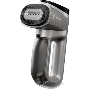 GKJ Steamer for Clothes, Vacuum Steamer 2300 Pa Suction, Handheld Travel Steamers for Clothes, Steaming & Ironing 2 In 1, Auto-Grip, Removes Wrinkle