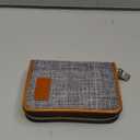 FurArt Credit Card Wallet, Zipper Business Card Holder for Women, RFID Blocking, KeyChain Wallet, Compact Size