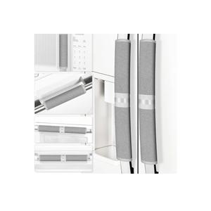 Refrigerator Door Handle Covers, Set of 6, Keep Your Kitchen Appliance Clean from Food Stains, Smudges, Drips, Oil, Washable and Form-Fitting, Protector for Fridge, Ovens, Dishwashers(Grey)
