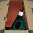 Putting Green Indoor,Golf Putting Mat with Auto Ball Return,Premium Crystal Velvet Surface, Practice Putting mat, Perfect Training Aid & Gift for Golf Lovers Christmas (Dark brown two holes)