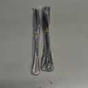 Matte Black Dinner Knife, GoGeiLi Stainless Steel Satin Finish 9.4-inch Dinner Table Knife Set, Service for 6, Dishwasher Safe