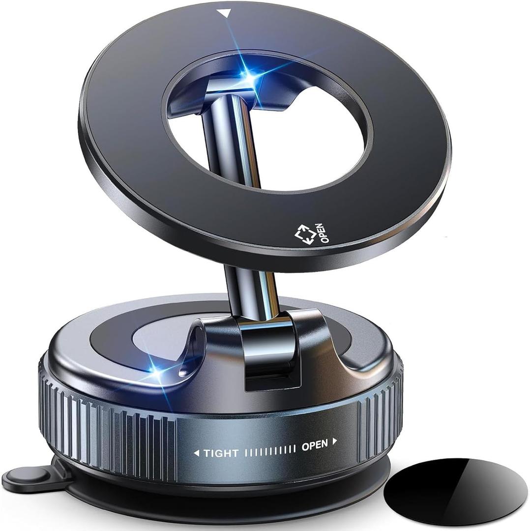 K007 Upgraded Vacuum Magnetic Car Holder : 360 Reinforced 97LBS Ultra ...