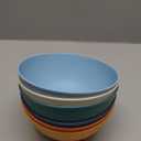Wrova Wheat Straw Bowls for Kitchen set of 6,Anti-Scald Thick Soup Bowls 40oz,Microwave and Dishwasher Safe Bowl Sets, Unbreakable Cereal Bowl Sets. Vibrant Series