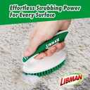 Libman Scrub Brush Kit  Three Different Durable Brushes for Grout, Tile, Bathroom, Kitchen. Easy to Handle, Strong Fibers for Tough Messes  Family Made in the USA, Unisex Lot 2406