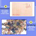 Small Jigsaw Puzzles for Adults Challenging Puzzle Small Puzzles Mini Jigsaw Puzzles for Adults 150 Pieces Starry Night Rhone River Sunflower 6 x 4 Inches,3 Pack,Mini Easel Included