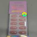 BTArtbox Press On Nails Almond - Soft Gel Press on Nails Pink Chrome Nails, Light Weight & Fit Perfectly, Natural Fake Nail with Nail Glue, Medium Glue On Nails in 15 Sizes - 30 Nail Kit, Lotus Glazed