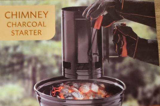 Charcoal Chimney Starter 10.62 in L x 6.75 W x 10.75 in D