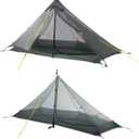 LANSHAN Ultralight Tent 3-Season Backpacking Tent for 1-Person Camping, Trekking, Kayaking, Climbing, Hiking