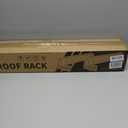 Ski and Snowboard Roof Racks, Ski Roof Racks with Anti-Theft Lock Racks Carrier for Snowboard Universal Ski Top Holder Fits for Square/Round/Aero/Oval Cross Bars, Sliver (24.3 inch, Silver)