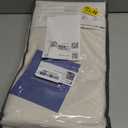 100% Blackout Shield Linen Blackout Curtains for Bedroom 96 Inches Long, Back Tab/Rod Pocket Living Room Drapes, Thermal Insulated Blackout Curtains 2 Panels Set, 50" W x 96" L,Cream