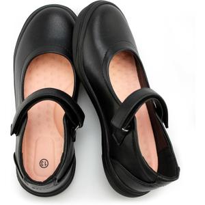 Tobfis Girl's Mary Jane Flats Lightweight School Uniform Shoes Black Dress Shoes (10) Tobfis Girl's Mary Jane Flats Lightweight School Uniform Shoes Black Dress Shoes (10)