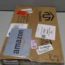 TEAMIX 14.2 inch Monitor Stand Riser, Rustic Brown Wood Monitor Riser with Storage for Desk Small Monitor Stand TV/Screen/PC/Laptop Riser Computer Stand Desktop Shelf (Brown-14.2 inch)