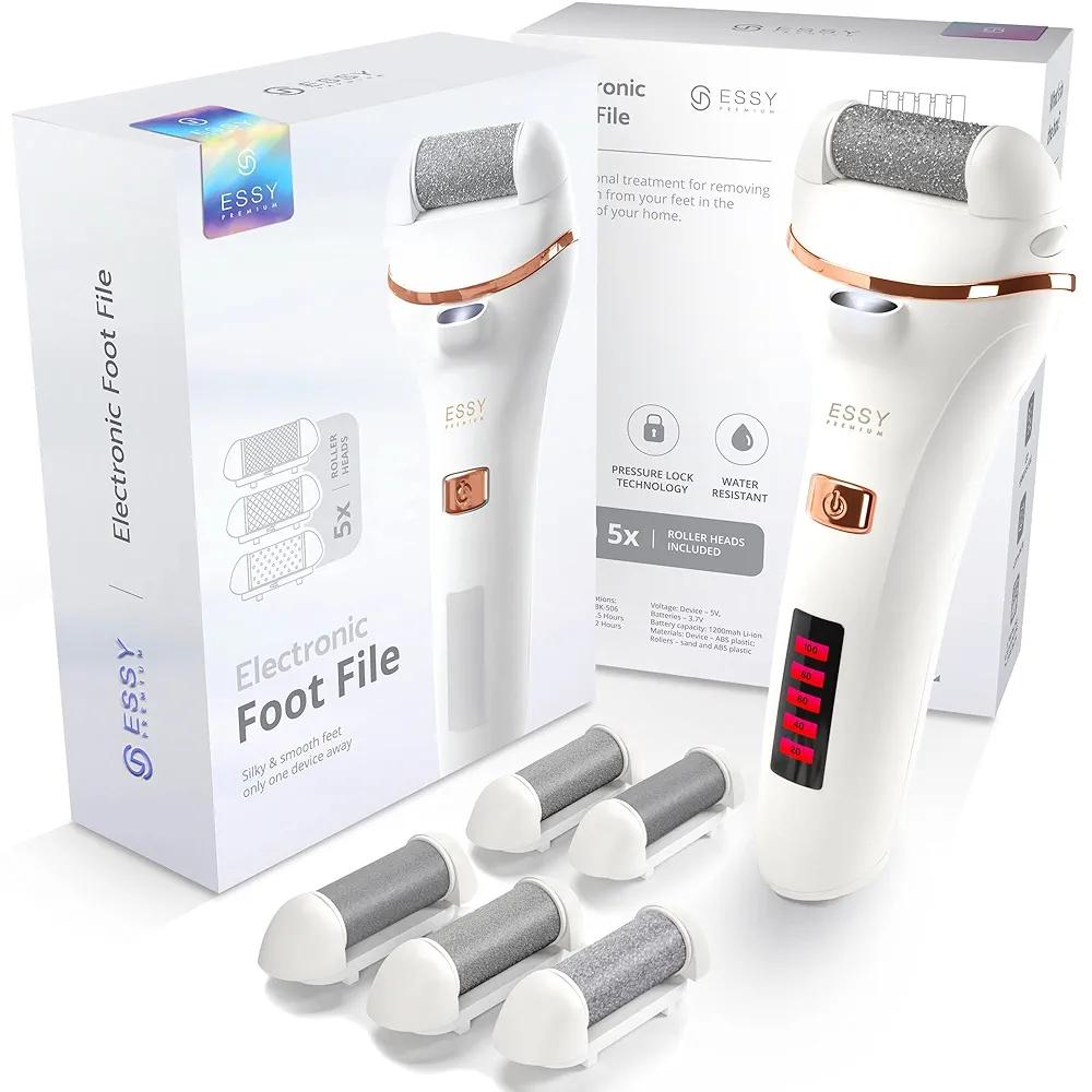 Essy Electric Foot Callus Remover for Feet Electric Foot Filer Dead Skin Remover for Feet Callous Remover Tool Electric Pedicure Electric Foot File