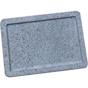 WANLIAN Lava Grill Steak Stone,Grilling Stone,Tabletop Grill Cooking Stone,11.8x7.9 x1in Grilling Plate for Oven and Barbecue Cooking Meat,Fish,Vegetable and Pizza
