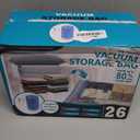 Cozy Essential Travel Vacuum Storage Bags with Rechargeable Cordless Electric Pump, Space Saver Bags for Luggage, Suitcase, Carry-On, for Clothes, Blankets, Comforters, Pillows, 26 Combo