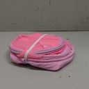 Mesh Pop Up Laundry Hamper Collapsible Laundry Basket Foldable Dirty Clothes Basket for Home, Travel, Cruise, RV (Pink)