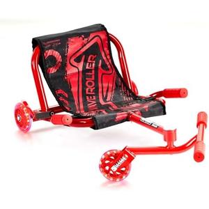 VEVOR Ride on Scooter, Load Capacity of 198 lbs, Swing Side-to-Side for Amazing Ride Powered by Zig-Zag Motion, Ride on Drifting Toy for Ages 10+, Rides on Any Hard Surface for Indoor & Outdoor, Red