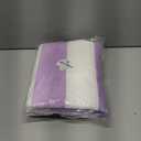 LULUHOME Large Oversized Beach Towel - Big Cotton 36 x 70 Inch Striped Pool Towel, Large Cabana Soft Swimming Towel for Adult Men Women, Purple