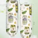 Plastic Bag Holder Organizer - 1 Pack Reusable Canvas Grocery Bags Holder Hanging Wall Cute Aesthetic Shopping Bag Storage Dispenser with Drawstring Closure for Kitchen Home, Canned