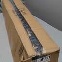 Goovilla Shelf Bracket, Heavy Duty Floating Shelf Brackets 8 inch Long, 12 Pack Brackets for Shelves, Black Coated Metal Wall Shelf Support Brackets with 1/5 Inch Thick and 160 lb. Load Capacity