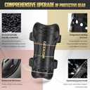Soccer Shin Guards for Youth Kids Toddler, Protective Soccer Shin Pads & Sleeves Equipment - Football Gear for 3 5 4-6 7-9 10-12 Years Old Children Teens Boys Girls, M