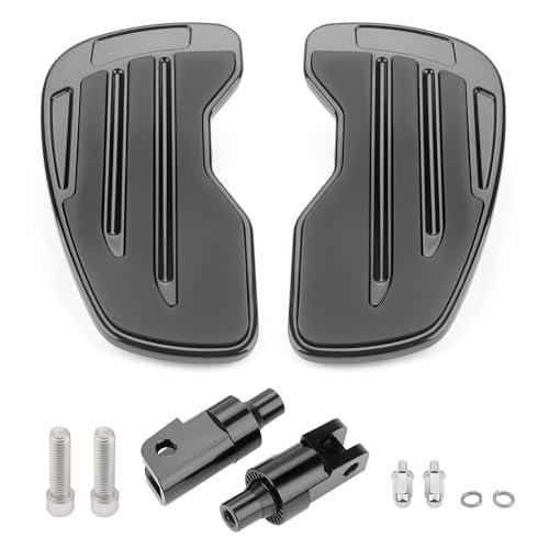 Kiawnia Motorcycle Rider Floorboards, Driver Footboard, Front Footpegs, Wide Footrest, Front Foot Rest Fits for Honda Gold Wing GL1800/Goldwing GL1800 F6B 2001-2024