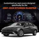 IKABEVEM Custom Fit for 2007-2026 Hyundai Elantra Seat Covers