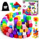 TOY Life Magnetic Building Blocks Magnetic Blocks for Toddlers Age 3-5 STEM Blocks for Kids Ages 4-8 STEM Magnet Cubes for Kids Ages 3-5 Learning Preschool Building Toys