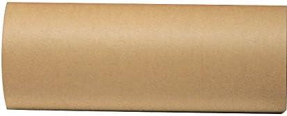 SchoolSmart Kraft Paper Roll, 50 lb, 1000', Brown
