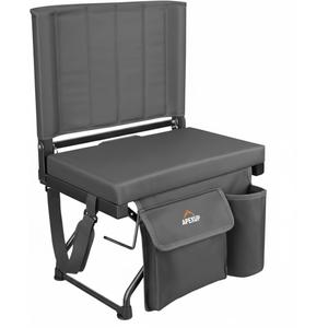 APEXUP Stadium Seat with Back Support + Microfiber Travel Gym Towel (48“×24")