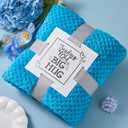 Teacher Nurse Employee Appreciation Gifts, Best Friend Birthday Gifts for Women, Blue Self Care Package Get Well Soon Gift Basket, Unique Mothers Day Gifts for Mom Wife Girlfriend Sister w Blanket