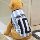 GabeFish Dog World Cup T Shirt Pets Football Jersey Sports Soccer National Team Vest Cat Summer Cool Clothes Apparel Argentina 4X-Large
