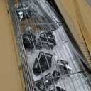 Auslar 5-Shelf Storage Shelves Heavy Duty 5 Tiers Standing Large Shelving Units Adjustable Metal Organizer Wire Rack, 14" x 36" x 72", Chrome