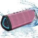 Vanzon Bluetooth Speakers V40 Portable Wireless Speaker V5.0 with 24W Loud Stereo Sound, TWS, 24H Playtime & IPX7 Waterproof, Suitable for Travel, Home&Outdoors-Pink