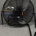 B-Air Firtana 20" High Velocity Electric Garage Floor Fan for Industrial and Home Use with 3-Speeds and Tilt Adjustable Fan Head, SAFF-20, Black