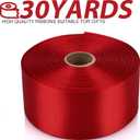 3 x 1-1/2 Inch 30 Yards Wine red Solid Satin Ribbon for Gift Wrapping,Craft Floral Bouquets,Wedding Party,Timeless Flower,Decoration Floral Hair,Balloons